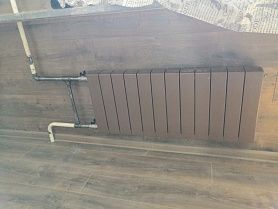 Заменили старый радиатор